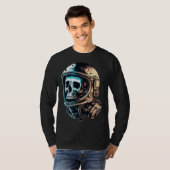 Skull in an astronaut helmet skull astronaut 1 T-Shirt (Vorne ganz)