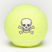 Skull in Bones Penn Tennisbälle (Vorderseite)