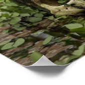 Skull in Swamp Horror Print Poster Wand Kunst (Ecke)