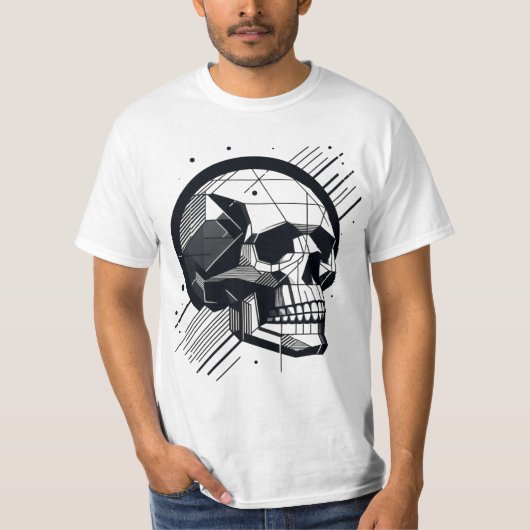 Skull in verschiedenen Stilen 04 T-Shirt (Vorderseite)