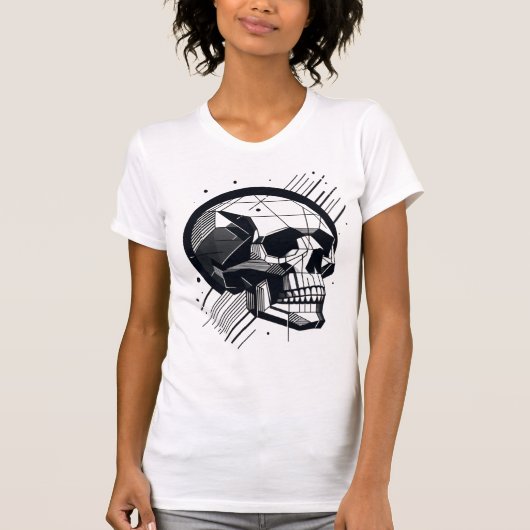 Skull in verschiedenen Stilen 19 T-Shirt (Vorderseite)