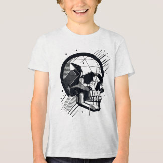 Skull in verschiedenen Stilen 30 Tri-Blend Shirt