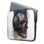 Skull in verschiedenen Stilen 37 Laptopschutzhülle (Vorderseite Links)