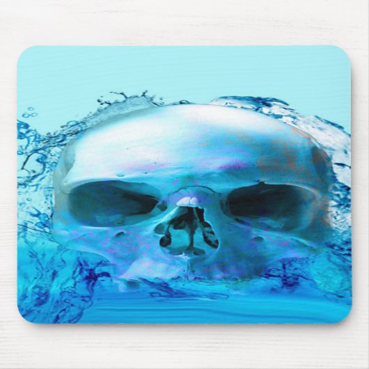 Skull in Water Mouse Mat Mousepad (Vorne)