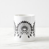Skull Indianer Kaffeetasse (Mittel)