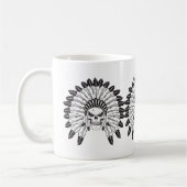 Skull Indianer Kaffeetasse (Links)