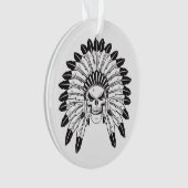 Skull Indianer Ornament (Vorderseite)
