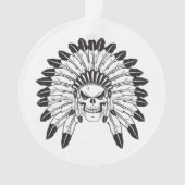 Skull Indianer Ornament (Vorderseite)