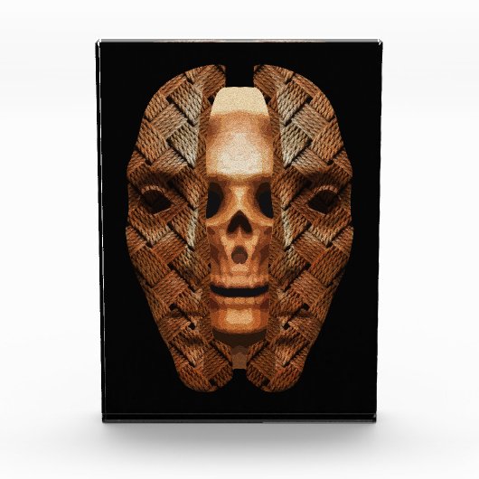 Skull inside: Enthüllung innerer Komplexität Fotoblock (Vorderseite)