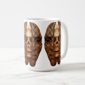 Skull inside: Enthüllung innerer Komplexität Kaffeetasse (VorderseiteRechts)
