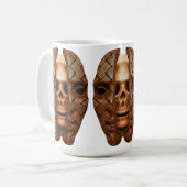 Skull inside: Enthüllung innerer Komplexität Kaffeetasse (Vorderseite Links)