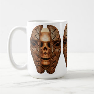 Skull inside: Enthüllung innerer Komplexität Kaffeetasse