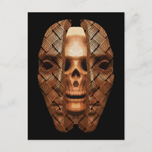Skull inside: Enthüllung innerer Komplexität Postkarte (Vorderseite)