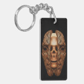 Skull inside: Enthüllung innerer Komplexität Schlüsselanhänger (Vorderseite links)