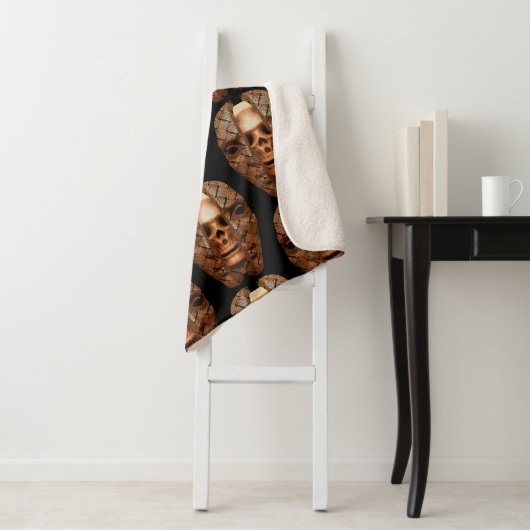 Skull inside: Enthüllung innerer Komplexität Sherpadecke (Beispiel)