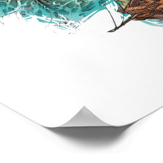 Skull Island Poster (Ecke)