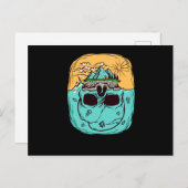 Skull Island Postkarte (Vorne/Hinten)
