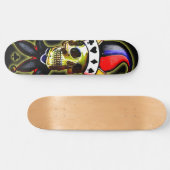 Skull Jester Skateboard (Horizontal)