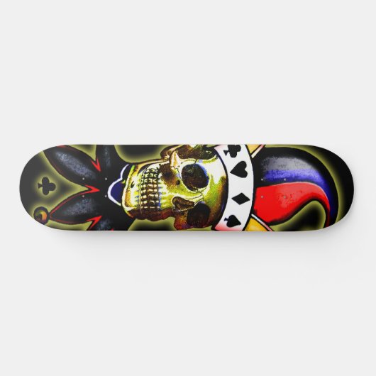 Skull Jester Skateboard (Horizontal)