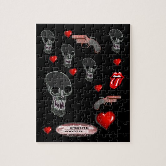 Skull Jigsaw Puzzle (Vertikal)