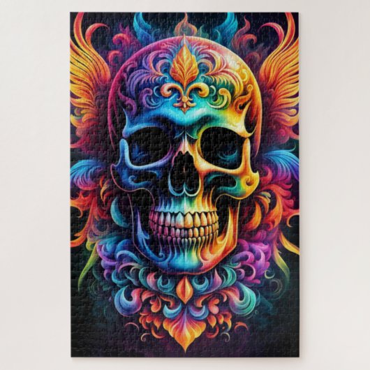 Skull Jigsaw Puzzle (Vertikal)