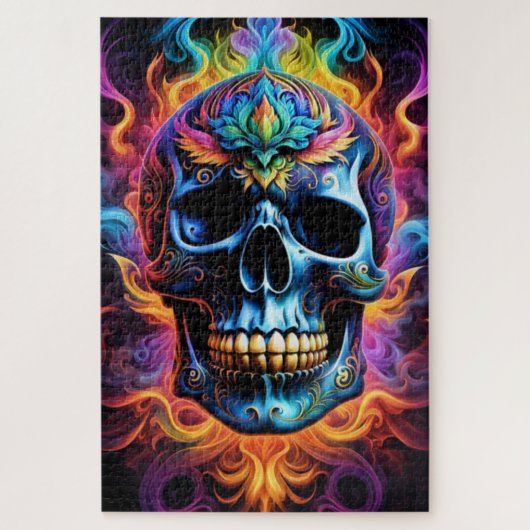 Skull Jigsaw Puzzle (Vertikal)