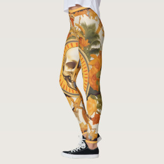 Skull Jungle | Farbiges Muster Leggings