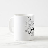 Skull-Kaffee-Tasse Kaffeetasse (Vorderseite Links)