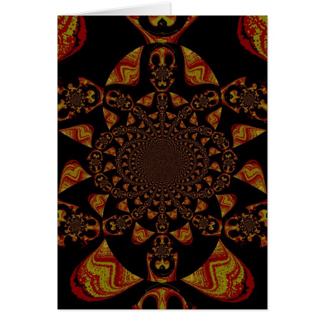 Skull Kaleidoskop Art Print (Vorne)