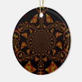 Skull Kaleidoskop Art Print Keramikornament (Links)
