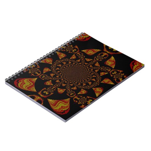 Skull Kaleidoskop Art Print Notizblock (Linke Seite)