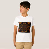 Skull Kaleidoskop Art Print T-Shirt (Vorne ganz)
