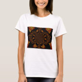 Skull Kaleidoskop Art Print T-Shirt (Vorderseite)