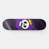 Skull King – Minimal Punk Skateboard (Horizontal)