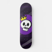 Skull King – Minimal Punk Skateboard (Vorderseite)