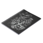 Skull KingSpiral Foto Notebook Notizblock (Linke Seite)