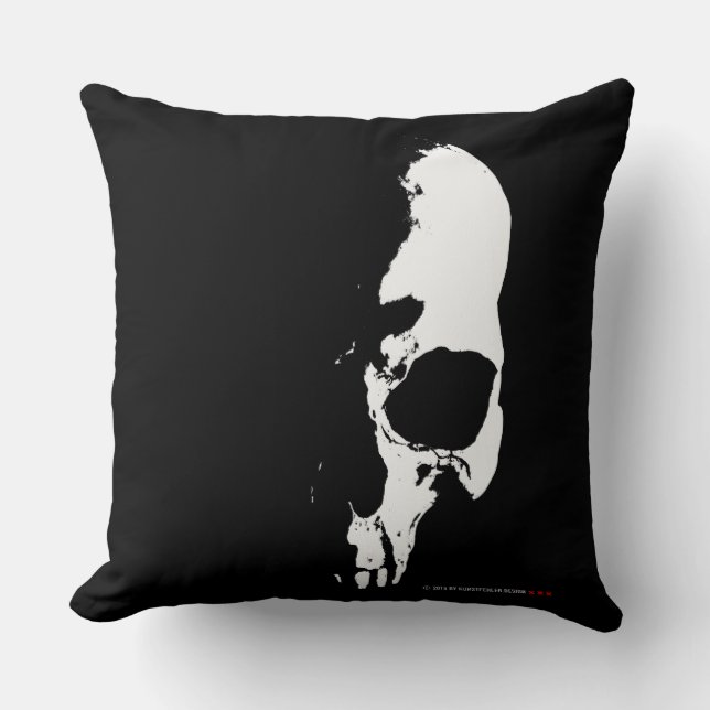skull kissen (Vorderseite)