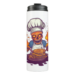 Skull Koch Madness - Funny Cooking Skelett Thermosbecher