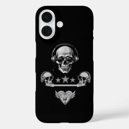 Skull Kopfhörer iPhone 16 Case-Mate Selten Hülle