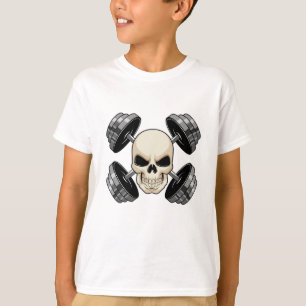 Skull-Krafttraining Dumbells T-Shirt