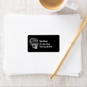 Skull-Label Adressaufkleber (Insitu)