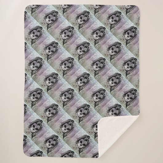 Skull Lady Sherpadecke (Vorderseite)
