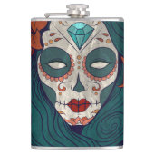 Skull Ladys Flachmann (Vorderseite)