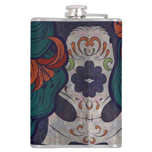 Skull Ladys Flachmann (Rückseite)