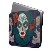 Skull Ladys Laptopschutzhülle (Vorderseite Links)