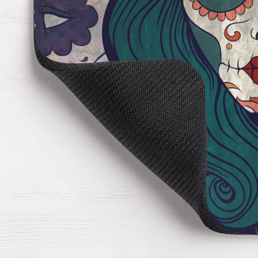 Skull Ladys Mousepad (Ecke)