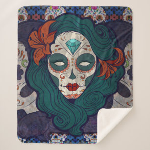 Skull Ladys Sherpadecke