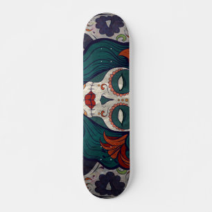 Skull Ladys Skateboard