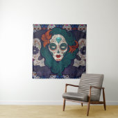 Skull Ladys Wandteppich (Beispiel)