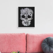 Skull-Leinwand Leinwanddruck (Insitu (Wohnzimmer))